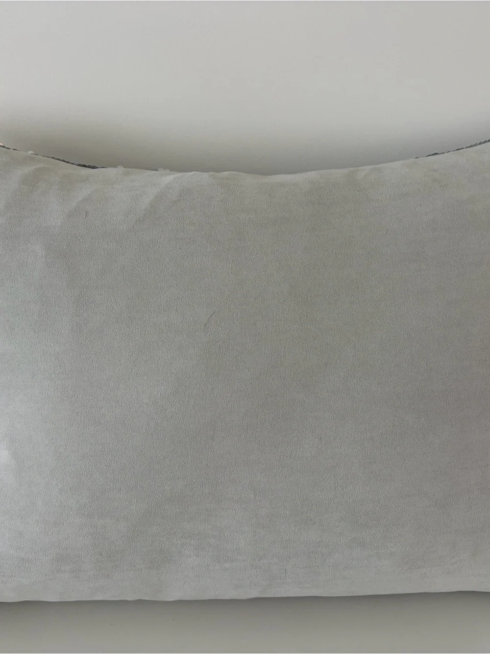 Vionnet Silver Sequined Lumbar Pillow w down insert